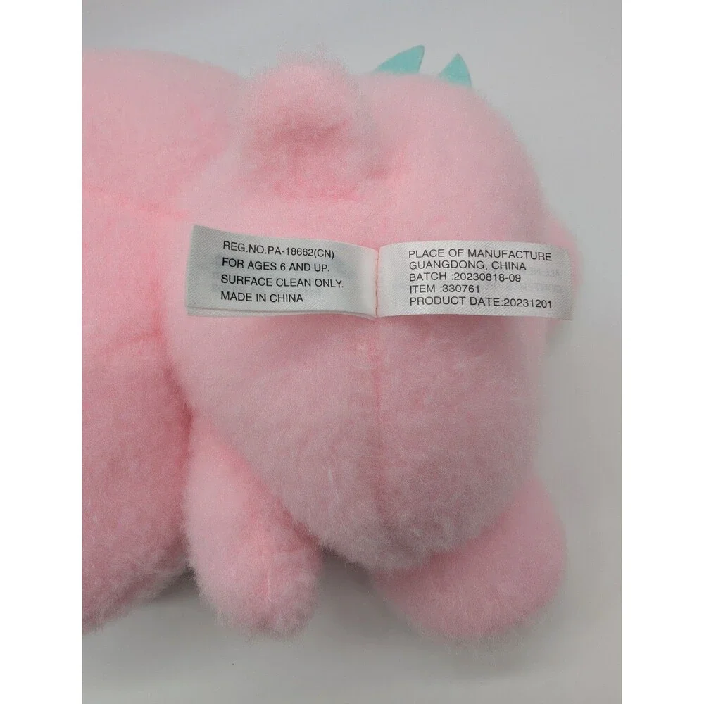 Sanrio Hello Kitty Plush in Pink Frog Costume Stuffed Animal Fuzzy 2024 11